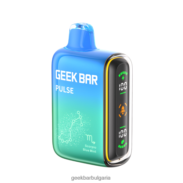 Geek Bar Vape Flavors - Geek Bar Pulse 15k вейп за еднократна употреба 62446D60 скорпион синя мента