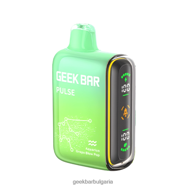 Geek Bar Vape - Geek Bar Pulse 15k вейп за еднократна употреба 62446D42 водолей гроздов удар поп