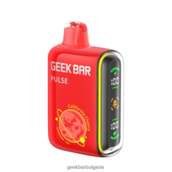 Geek Bar Вкусове - Geek Bar Pulse 15k вейп за еднократна употреба 62446D46 калифорнийска череша