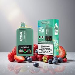 Razz Bar 40000 Пуфове Дисапозабъл Вейп Ягода Киви_Синьо Горско
