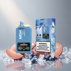 Razz Bar 40000 Пуфове Еднократна вейп Праскова Лед & Боровинка Лед